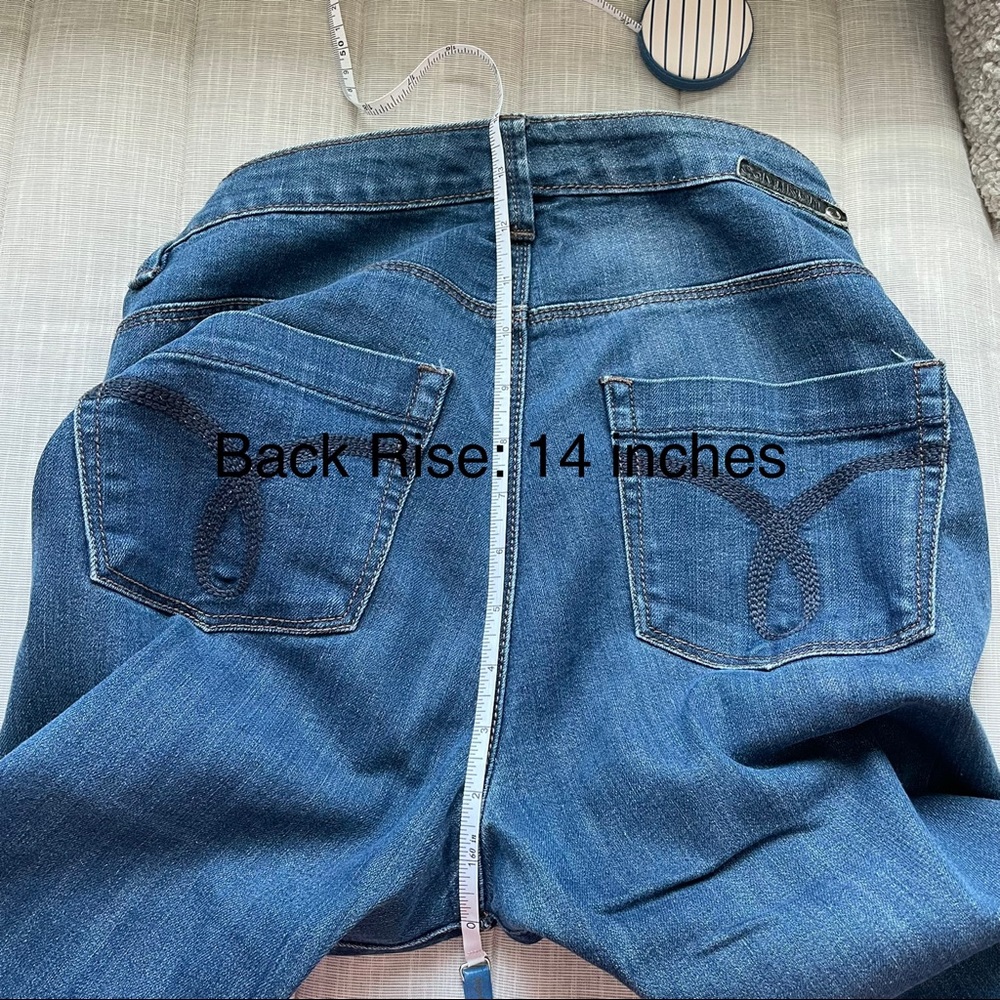 Calvin Klein Stretch Flare Mid Rise Jeans Size: 27/4 - Picture 11 of 16